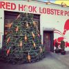 Check Out this Christmas Tree Made Out of Lobster Traps in Red Hook, Brooklyn