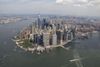 Aerial view of Lower Manhattan