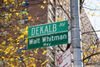 Street sign for Walt Whitman Way