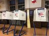 Voting booths in NYC