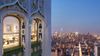 Woolworth Tower Residences overlooking NYC skyline