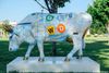 Cow Parade In Transit by Beatrice Wolert