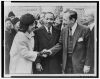 Martin Luther King Jr. with Coretta Scott King and Mayor Wagner
