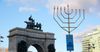 Giant Menorah at Grand Army Plaza in Brooklyn