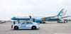 Air Force Two Arrives at LaGuardia Airport