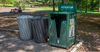 Pizza Box Recycling bin in Central Park