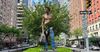 Travelers sculpture on Park Avenue
