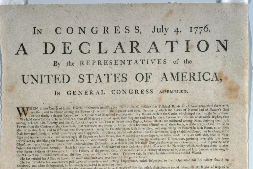 Where to See the Declaration of Independence in NYC