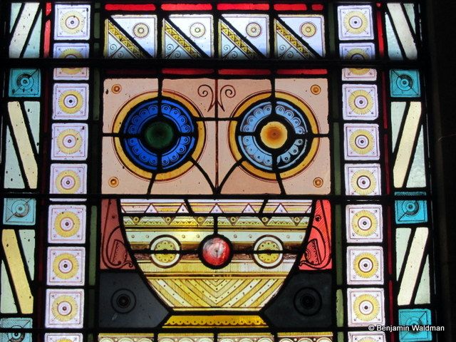 A Stained Glass Reading Room