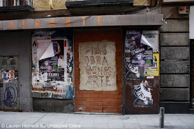 3ttman cement street art Madrid