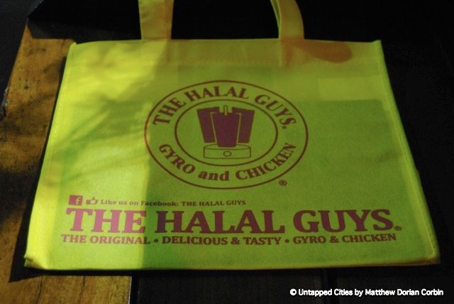 ToteBag_The Halal Guys_Midtown New York_Untapped Cites_Matthew Dorian Corbin