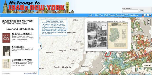Welcome to 1940s New York-CUNY-Lower East Side-Steven Romalewski