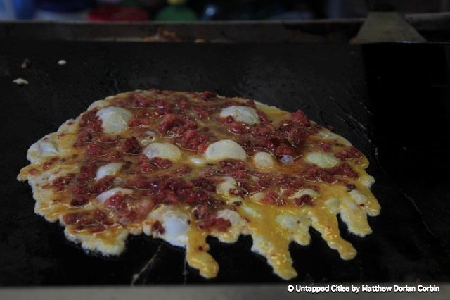 Egg Chorizo_Tortas Neza_Corona New York_Untapped Cities_Matthew Dorian Corbin
