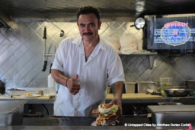 Galdino Molinero_Tortas Neza_Corona New York_Untapped Cities_Matthew Dorian Corbin