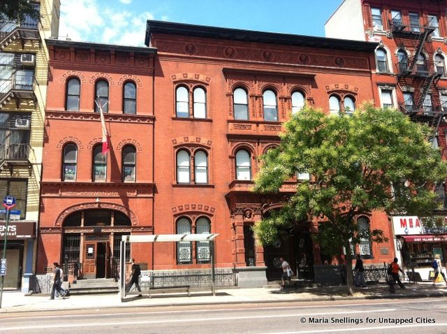 The Ottendorfer Library was a gift from Oswald Ottendorfer to the German neighborhood.