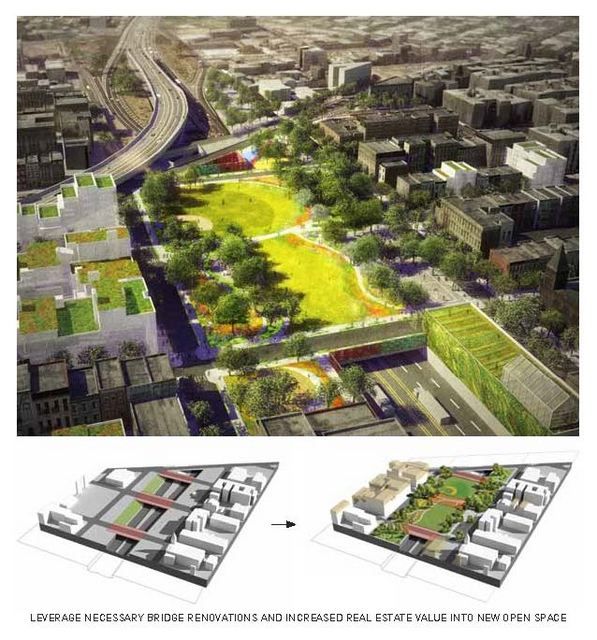 Susannah Drake's park over the BQE