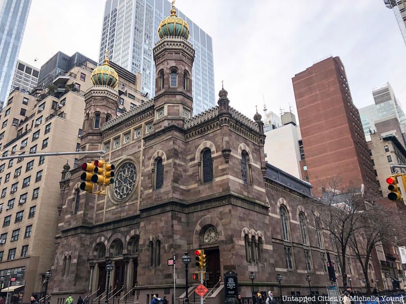 Exterior of Central Synagogue on the Lower East Side