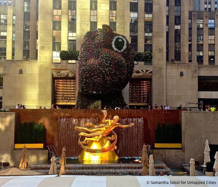 JeffKoons Split Rocker Rockefeller Center Midtown New York City 30 Rock Untapped Cities Samantha Sokol