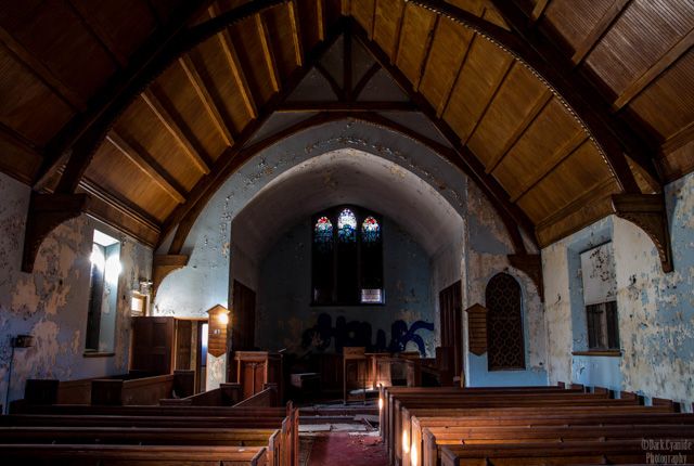 Inside abandoned hospital Hudson River State
