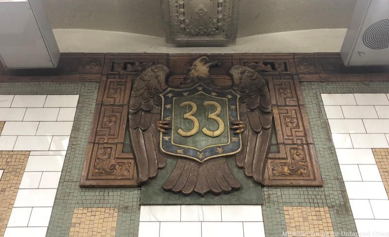 Brooklyn Bridge subway eagle