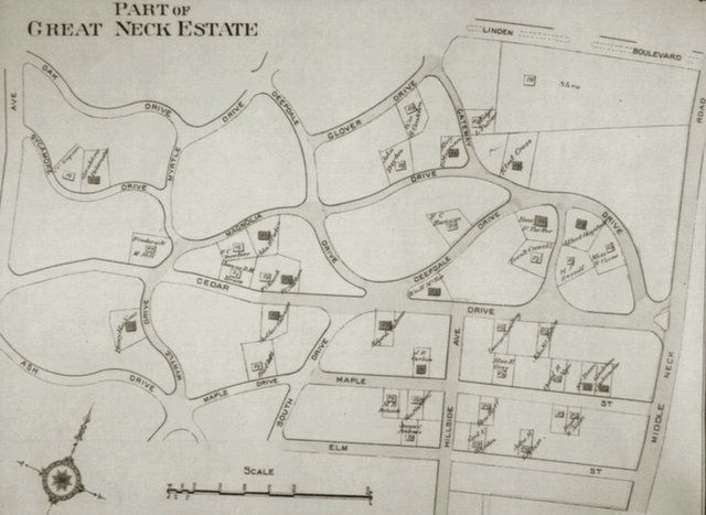 Great Neck Estates-Map-Gardens of Eden-Long Island's 20th Century Planned Communities-NYC