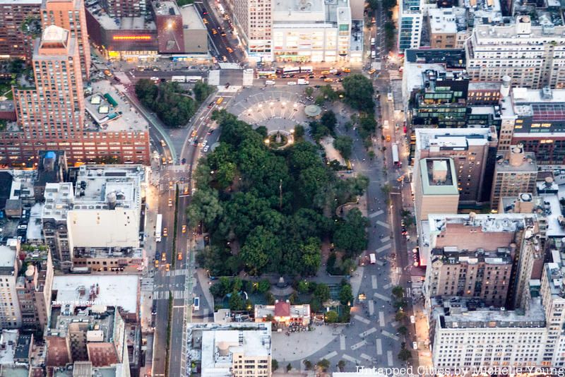 Aerial view of Union Square