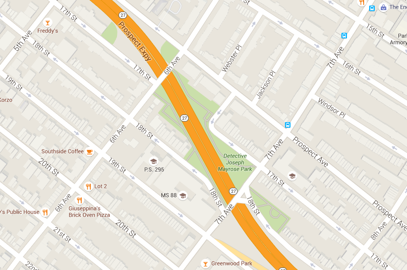 pocket_park-detective_joseph_mayrose_park-google_maps-map-prospect_expressway-robert_moses-park_slope-south_slope-brooklyn-new_york_city-untapped_cities-alexander_mcquilkin