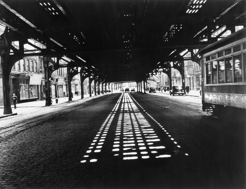 Photographer Weegee's Bowery Photographs from 1940s and 1950s On