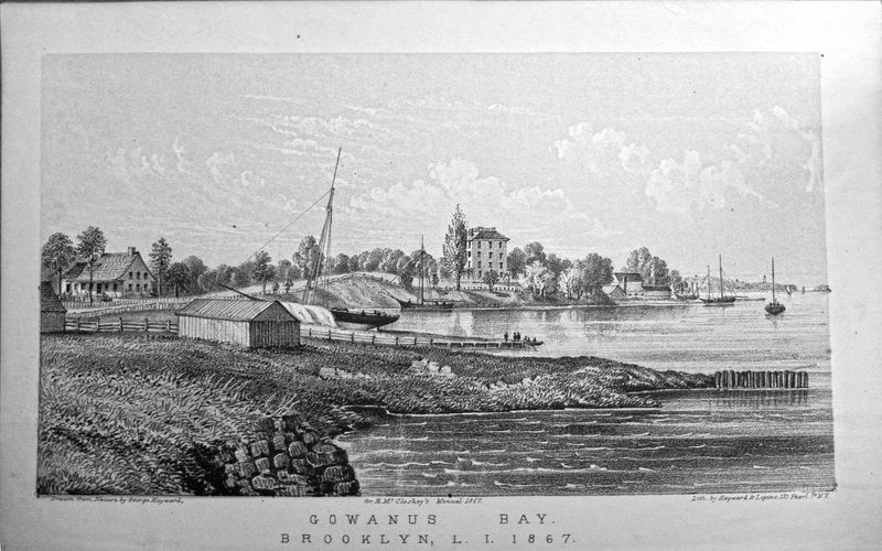 Gowanus Bay-Dutch New Amsterdam-Brooklyn-Illustration-NYC