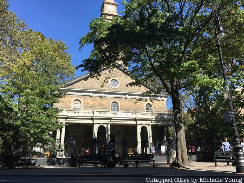 Exterior of St. Marks in the Bowery Church