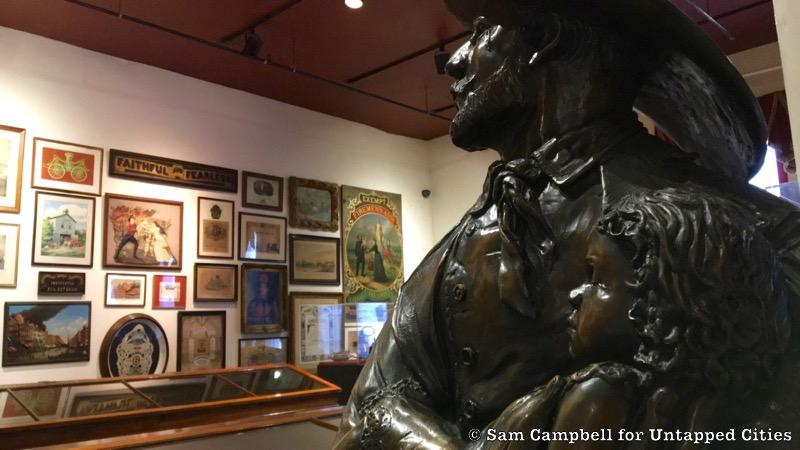 Untapped CitiesIMG_7154 2Statue at the New York Fire Museum commemorating lives saved.