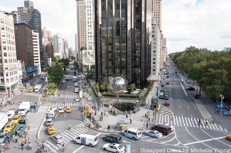 Broadway up to Columbus Circle