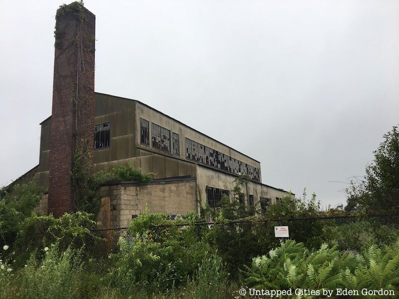 Abandoned Locomotive Building in the Rockaways