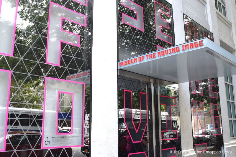 Outdoor view of the Museum of the Moving Image