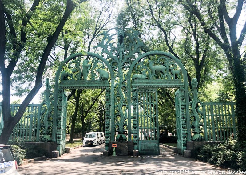 Rainey Memorial Gates the the Bronx Zoo, New York City Landmark