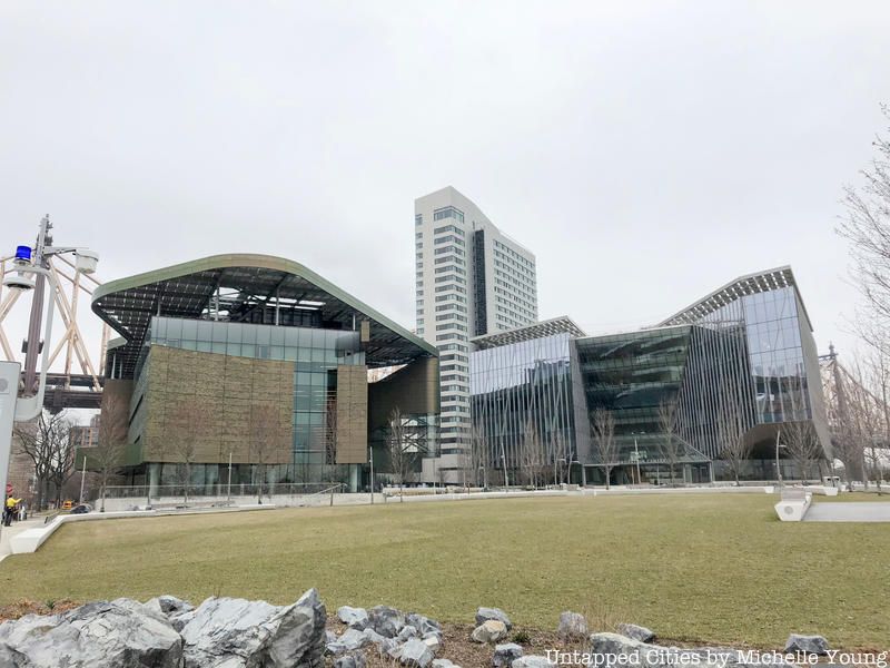 Eco-friendly building on the Cornell Campus on Roosevelt Island