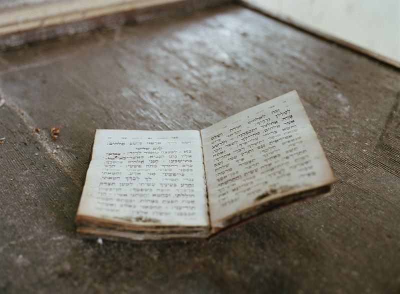 A prayer book on the ground of Homowack Lodge in the Borscht Belt