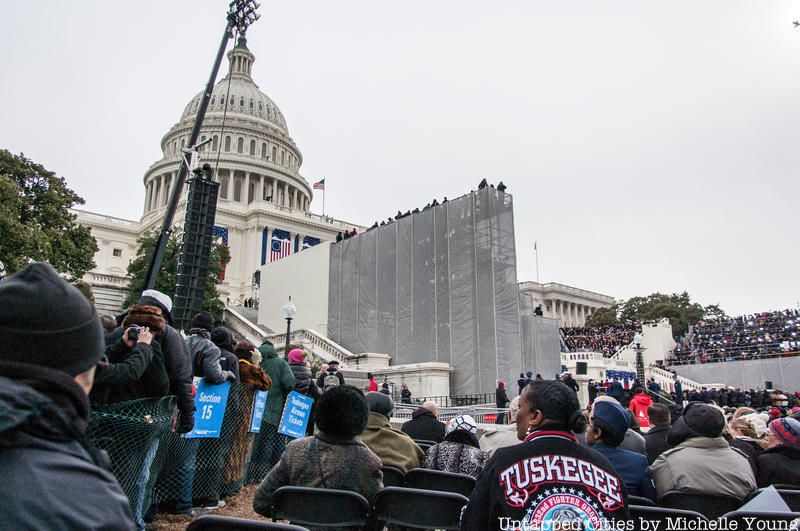 people outside the US Capitol