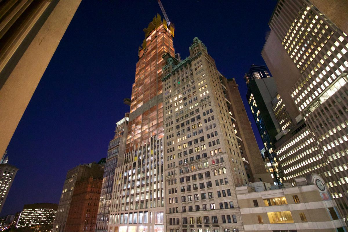 Behind the Scenes in Construction of 25 Park Row, A New Skyscraper