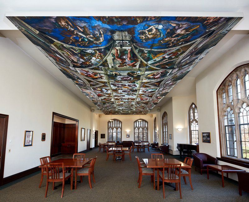Reproduction of Michelangelo's Sistine Chapel