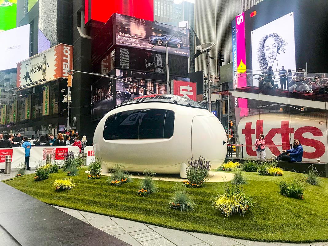 Times Square Transforms into a Design Paradise for NYCxDESIGN