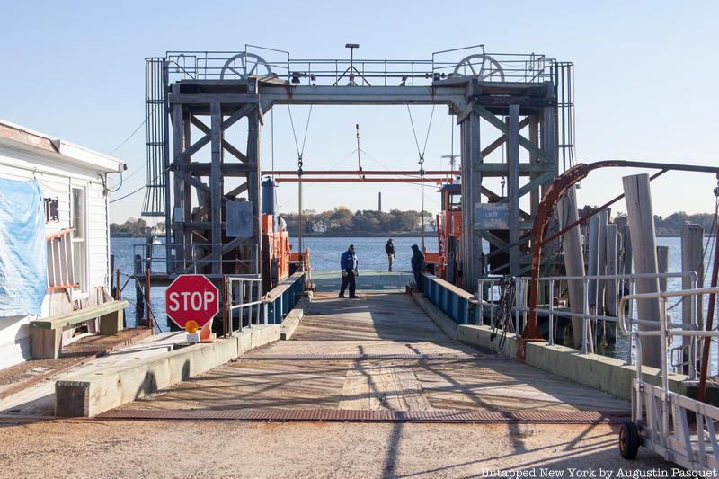 Hart Island ferry dock