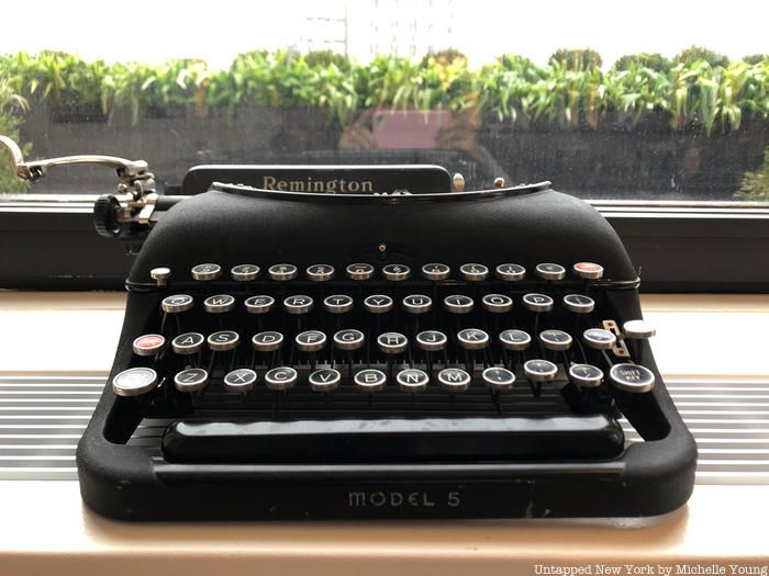 Remington vintage Typewriter in the Bankers Club at the Equitable Building