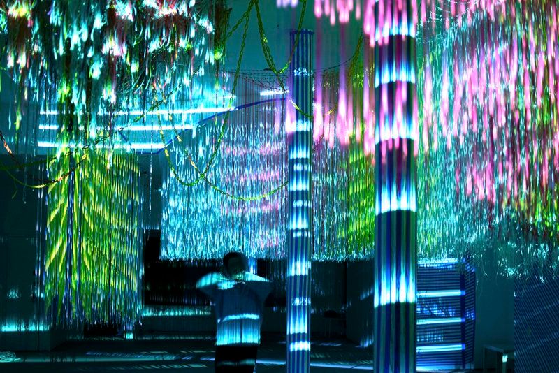 Figure inside 2120 An Art Experience