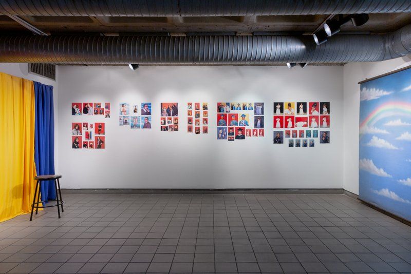 photographs on display at Rainbow Shoe Repair: An Unexpected Theater of Flyness