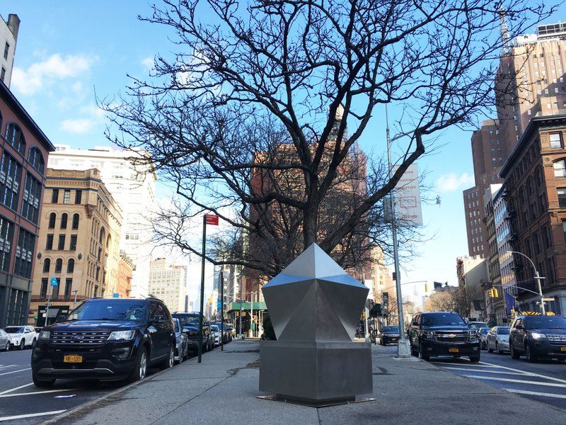 Manuel Ferreiro Badia sculpture in Tribeca