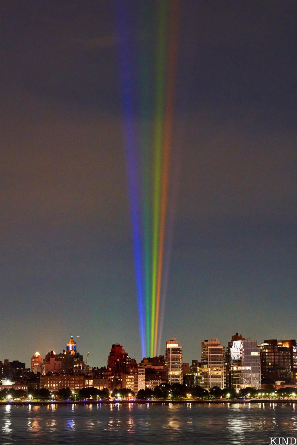 Stonewall Inn PRIDE Lighting installation