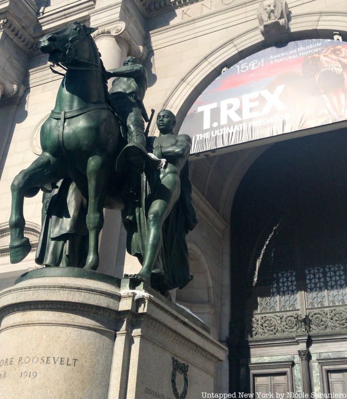 Theodore Roosevelt statue at American Museum of Natural History