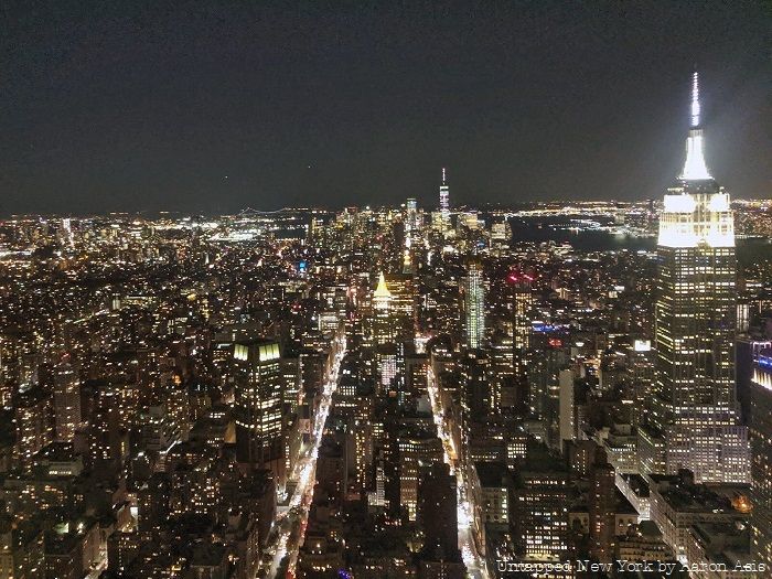 Photo of the view from the roof of One Vanderbilt