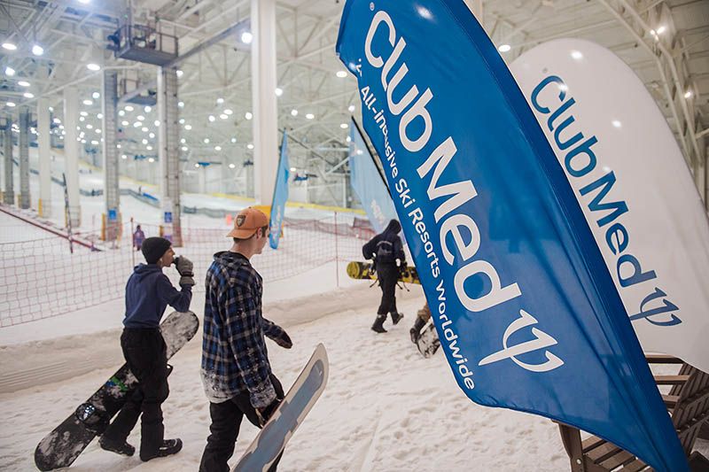 Snowboarders at Big Snow American dream
